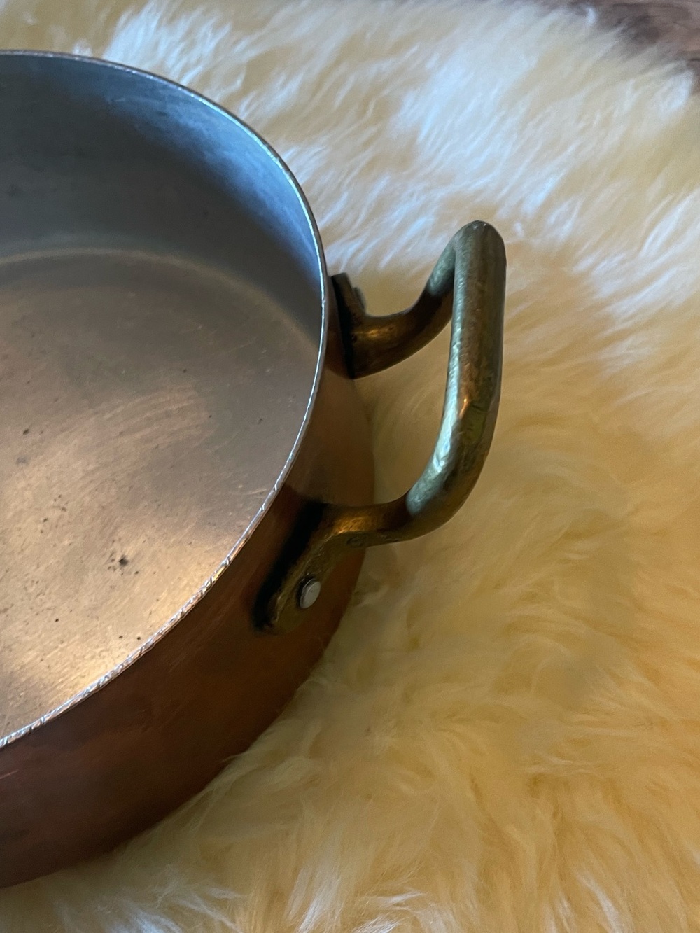 VTG French Copper Rondeau ~ France - Picture 2 of 9